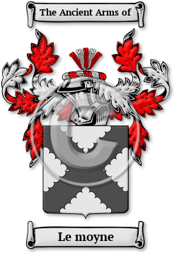Le moyne Family Crest Download (jpg) Legacy Series - 150 DPI